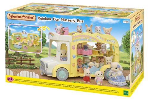 Sylvanian Families Play Set - Rainbow Fun Nursery Bus