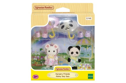 Sylvanian Families Play Set - Nursery Friends Rainy Day Duo