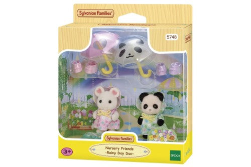 Sylvanian Families Play Set - Nursery Friends Rainy Day Duo