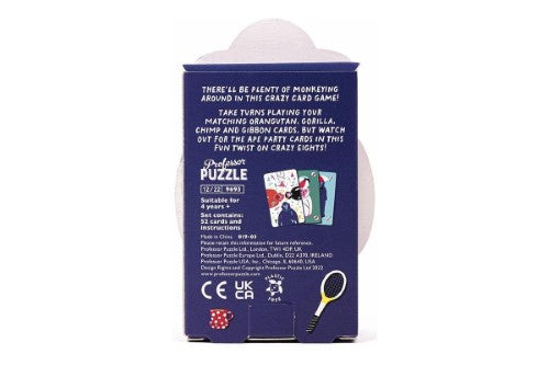 Card Game - Professor Puzzle Crazy Apes