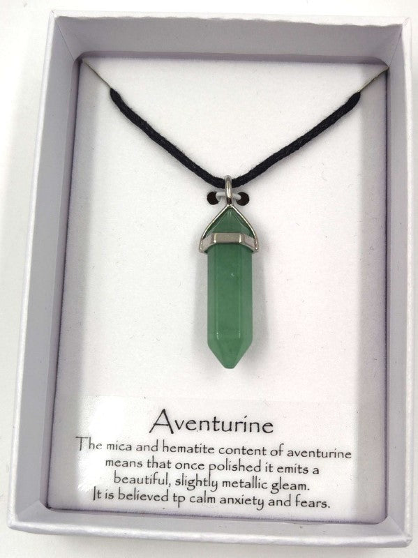 Pendant - Gemstone Double Points (Set of 12 Assorted)