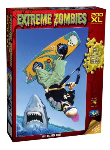 Jigsaw Puzzle - Extreme Zombies Wake Boarder Beast (200 XL Piece)