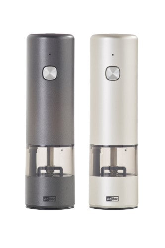 Electric Pepper + Salt Mill Set - AdHoc iMill (Dark/Light Grey)