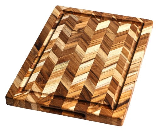 Rectangle Board - Teakhaus Herringbone Med (36 x 26 x 2.5cm)