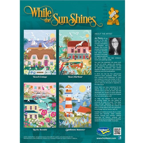 Jigsaw Puzzle - While the Sun Shines Boat Harbour (1000pcs)