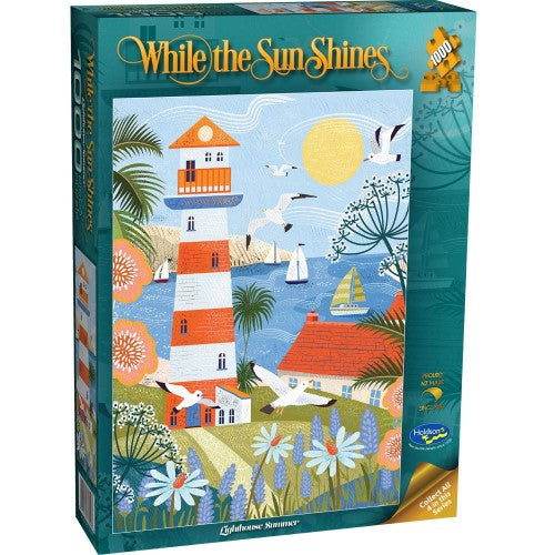 Jigsaw Puzzle - While the Sun Shines Lighthouse Summer (1000pcs)