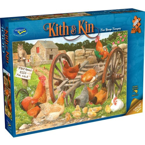 Jigsaw Puzzle - Kith & Kin Free Range Foragers (1000pcs)