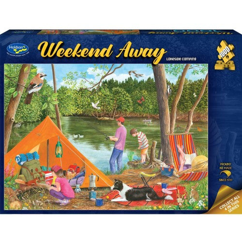 Jigsaw Puzzle - Weekend Away Lakeside Camping (1000pcs)