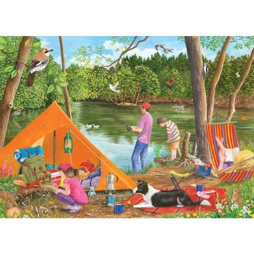 Jigsaw Puzzle - Weekend Away Lakeside Camping (1000pcs)
