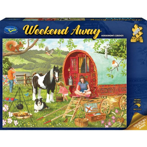 Jigsaw Puzzle - Weekend Away Horsedrawn Caravan (1000pcs)