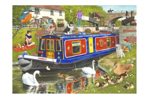 Jigsaw Puzzle - Weekend Away Narrowboat Adventures (1000pcs)