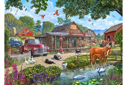 Jigsaw Puzzle - Horse & Hound Old Stillwater General Store (1000pcs)