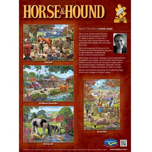 Jigsaw Puzzle - Horse & Hound Watering Hole ( 1000pcs)