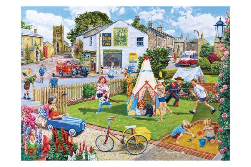 Jigsaw Puzzle - Village Kids Summer Games (1000pcs)