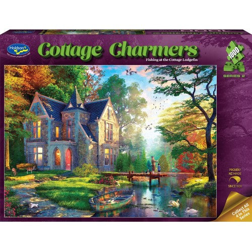 Jigsaw Puzzle - Cottage Charmers Series 2 Fishing at the Cottage