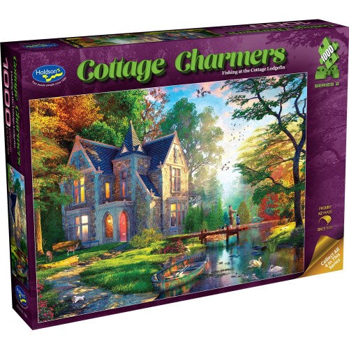 Jigsaw Puzzle - Cottage Charmers Series 2 Fishing at the Cottage