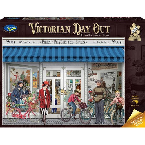 Victorian Day Out 1000pc Jigsaw Puzzle Bikes Bicyclettes Bikes (1000pcs)