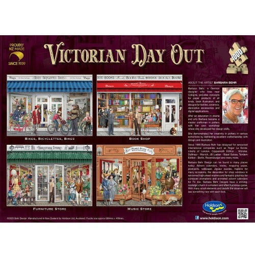 Victorian Day Out 1000pc Jigsaw Puzzle Bikes Bicyclettes Bikes (1000pcs)