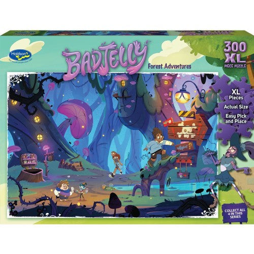 Jigsaw Puzzle - BadJelly Forest Adventure (300pc XL)