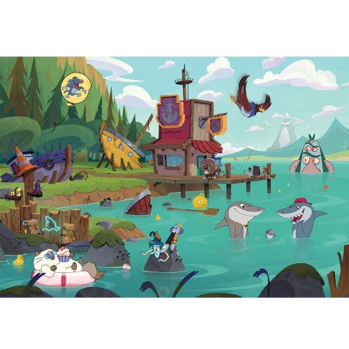 Jigsaw Puzzle - BadJelly Mudwiggle at Sea (300pc XL)