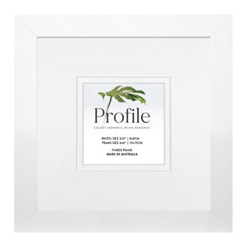 Elegant Deluxe White Square Photo Frames