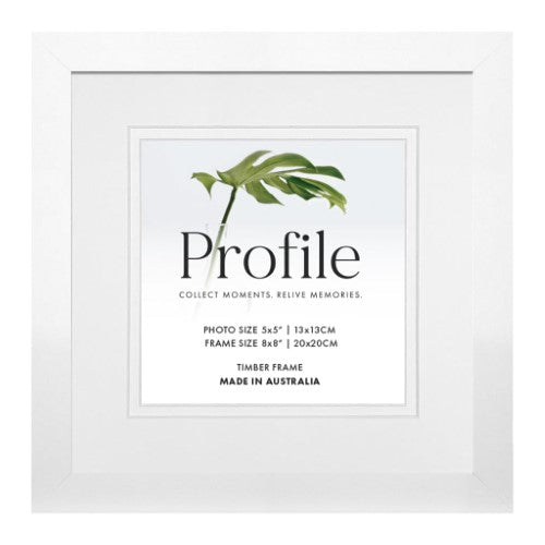 Elegant Deluxe White Square Photo Frames