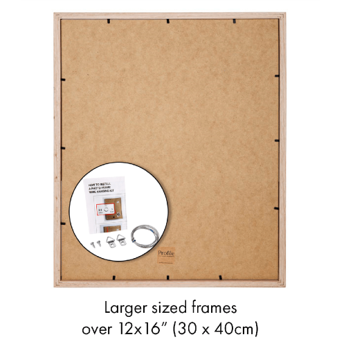 PROFILE ELEGANT DELUXE WHITE 6X8/4X6 PHOTO FRAME