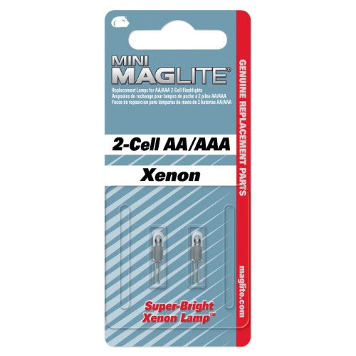 MAGLITE Mini Maglite AA/AAA Bulbs - Two Pack
