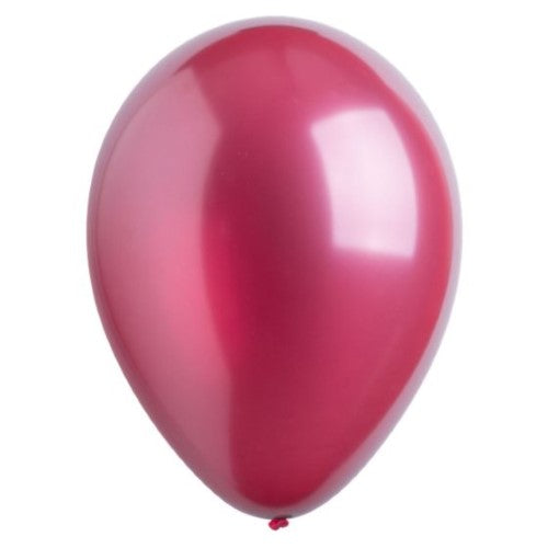 Latex Balloons 30cm Bulk Pack 200CT Metallic Burgundy