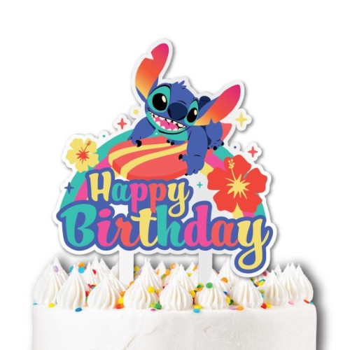 Lilo & Stitch Acrylic Cake Topper