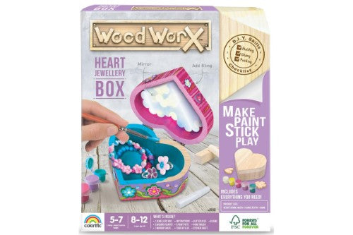 DIY Kit - Wood WorX Heart Bling Bling Box (FSC)