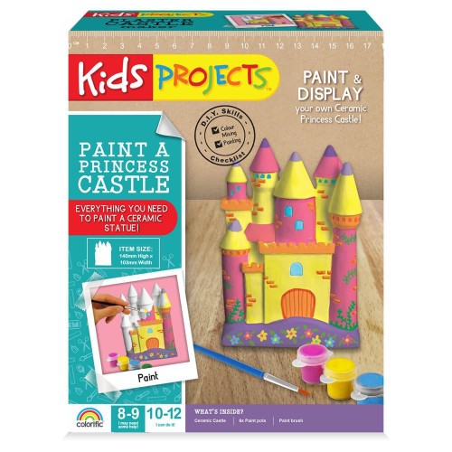 Kids Craft Kit - Kids Projects Paint a Castle