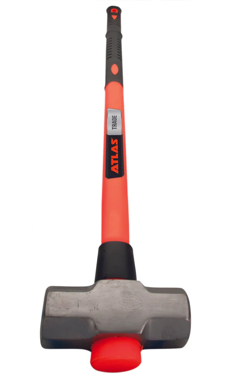 Atlas Trade 8lb Fibreglass Handle Sledge Hammer