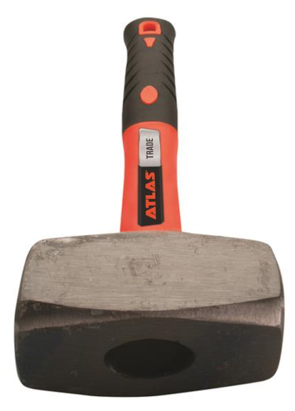 Atlas Trade 3lb Fibreglass Handle Club Drilling Hammer