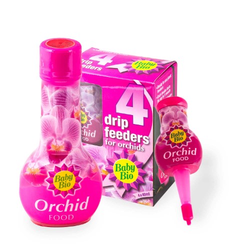 Orchid Food - BIOOD Baby Bio Drip Feeders (4 x 40ml)