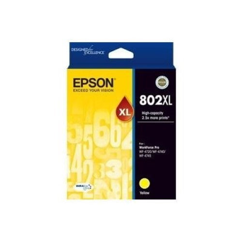Epson 802XL YELLOW DURABRITE INK (C13T356492)