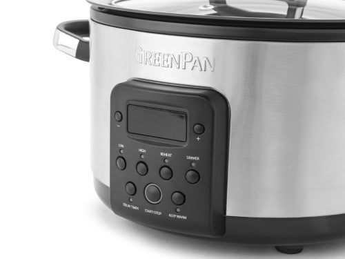 Bistro Slow Cooker 3.7L - Stainless Steel - GreenPan