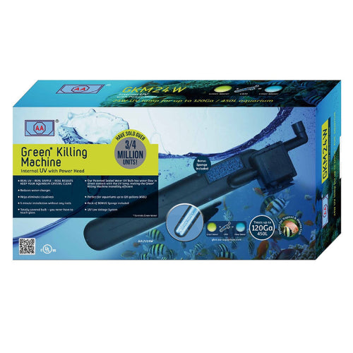 Aquatic UV Sterilizer Green Killing Machine 24W (up to 450L)