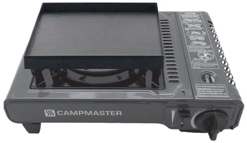 Campmaster Portable Single Burner Butane Gas Stove with Hotplate