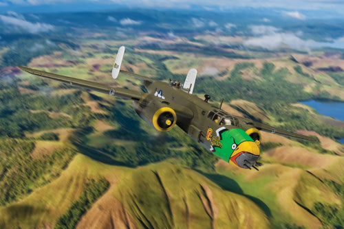 Diecast Aircraft - 1/ 72 B-25D Mitchell, Red Wrath