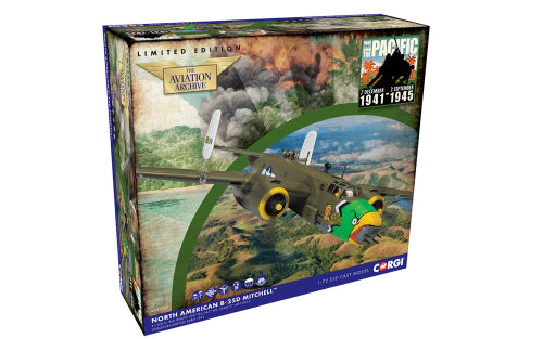 Diecast Aircraft - 1/ 72 B-25D Mitchell, Red Wrath