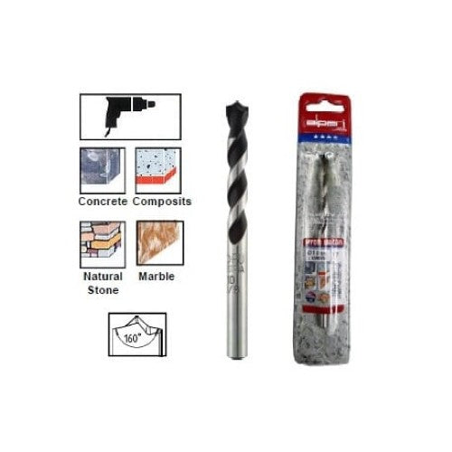 Alpen Series 188 Profi Beton Masonary Drill in Plastic Wallet ? 5.0