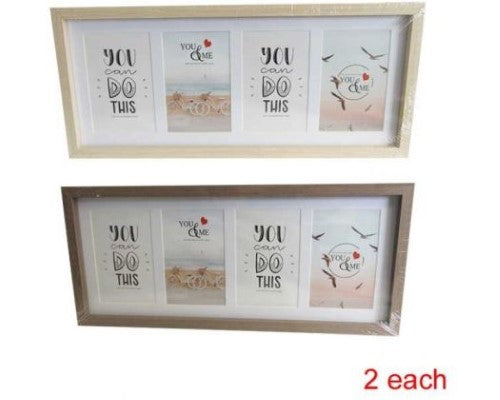Photo Frame - Beech Tones Set of 4
