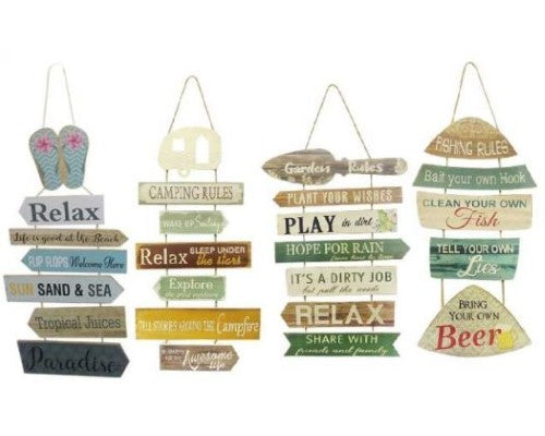 Wall Art - Rules Hangers Set of 4