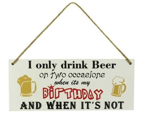 Wall Art - Drinks Hanger Birthday