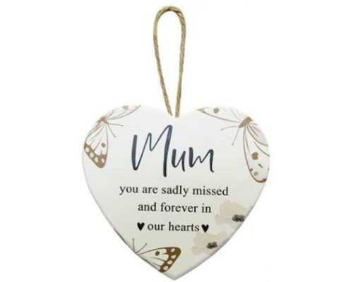 Wall Art - Memory Heart Hanger Mum