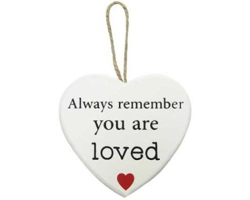Wall Art - LoveHeart Hanger You're Loved