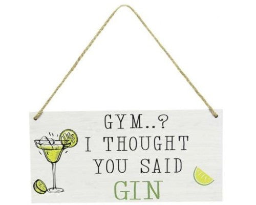 Wall Art - Gin Hanger Gym