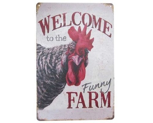 Wall Art Tin - Farm Welcome