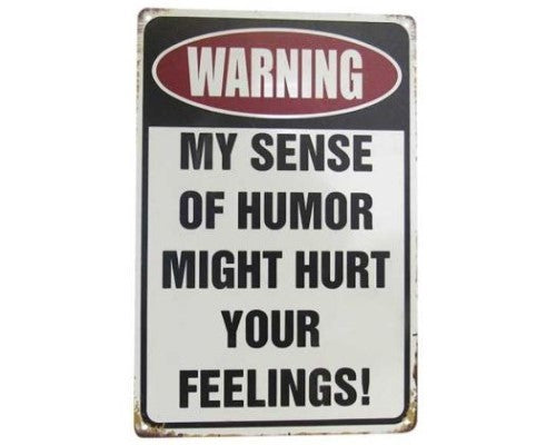 Wall Art Tin - Sense of Humour